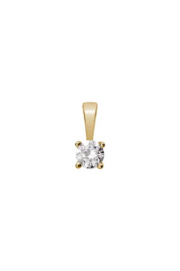 LYOMI Anhänger 585/- Gelbgold 1 synth. Diam. 0,20 ct.