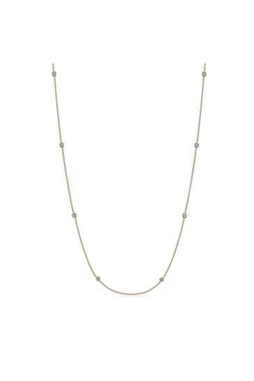 FASCINATION BY ELLEN K. Kette 375/- Gelbgold Zirkonia gelb