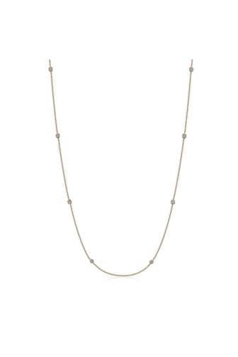 FASCINATION BY ELLEN K. Kette 375/- Gelbgold Zirkonia gelb