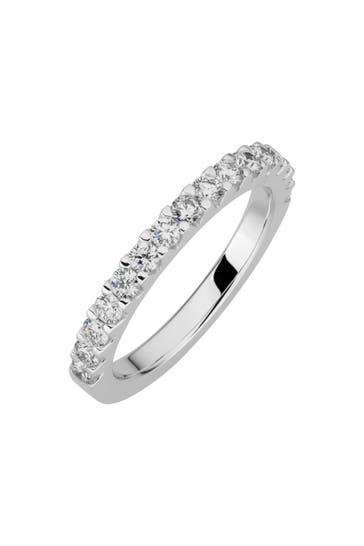 LYOMI Ring 585/- Weißgold 16 synth. Diam. 0,70ct. silber