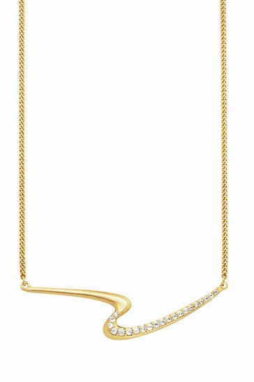 CAI Kette 925/-Sterling Silber gelb vergoldet Topas gelb