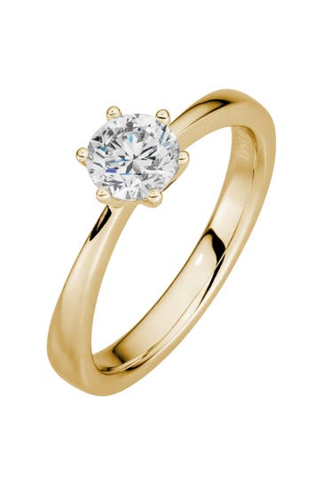 LYOMI Ring 585/- Gelbgold  1 synth. Diam. 0,75 ct. gelb