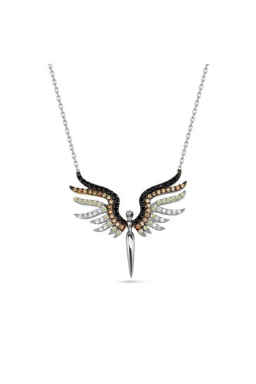 DKENIZ Kette 925/- Sterling Silber Engel-Kette silber