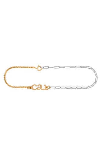 CAI Fusskettchen Kettenmix 925/- Sterling Silber bicolor 22+3cm mehrfarbig