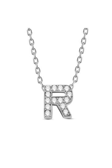 DKENIZ Kette Buchstabe R 925/- Sterling Silber silber