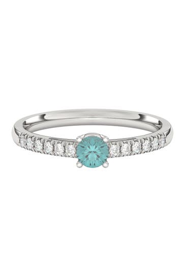 DIAM ADDICT Ring 585 Weißgold mit im Labor gezüchteten Diamanten