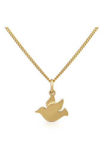 OROLINO Kette Gold 585 mit Tauben-Motiv 42/45cm lang gelb