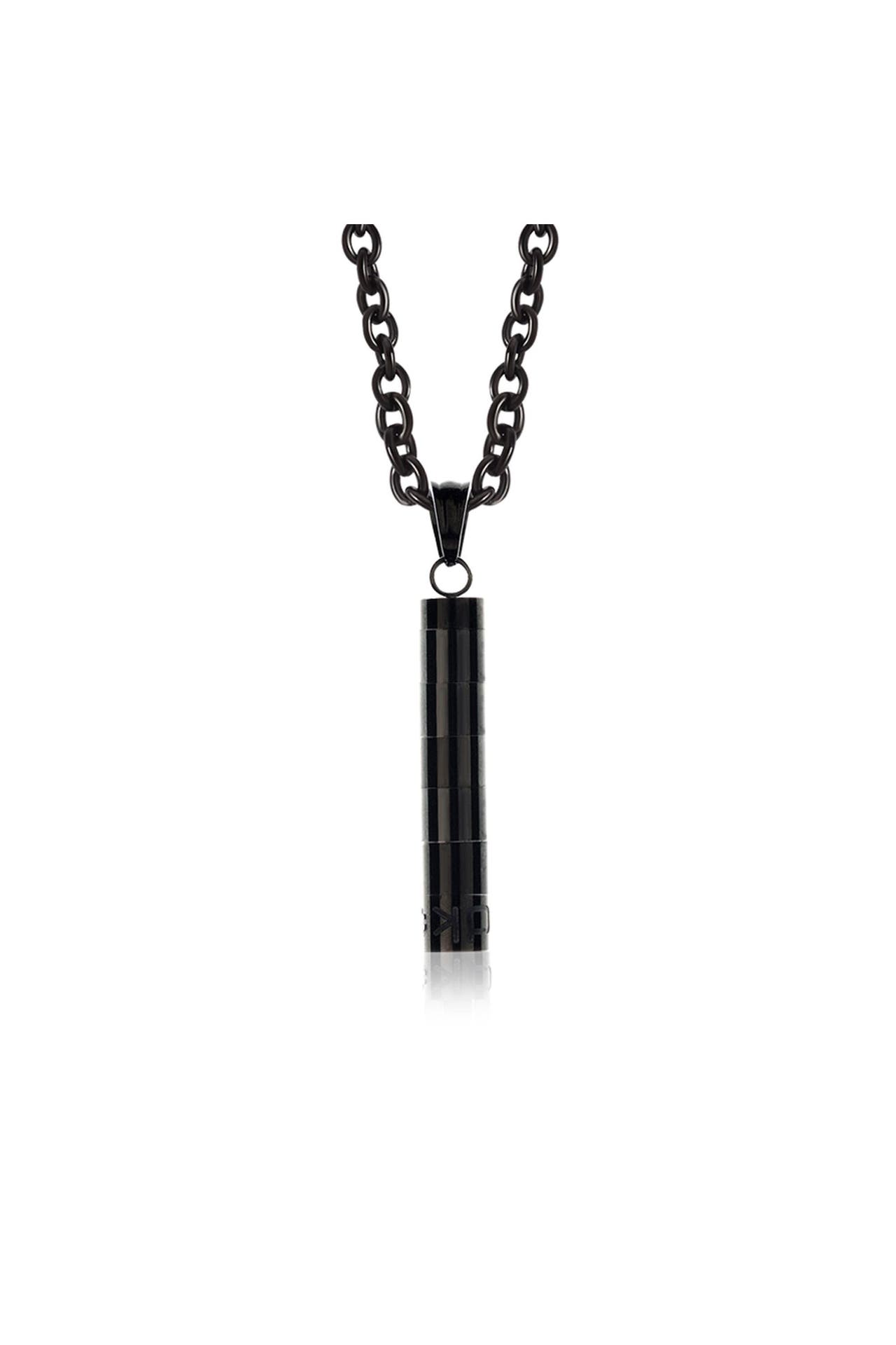 DKENIZ Kette Edelstahl BLACK PURE-O schwarz, Bild 1