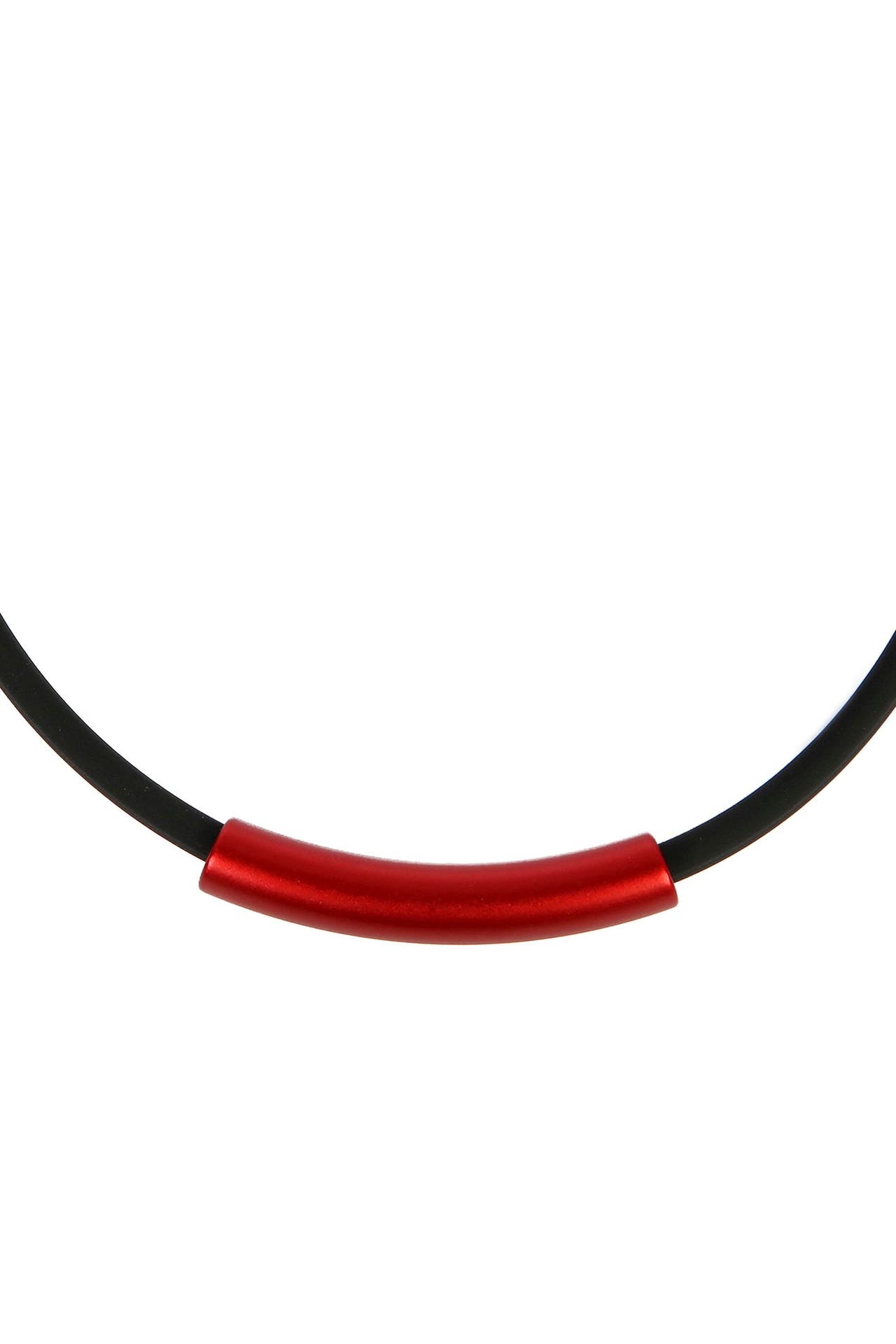 DEMARIE Kette eloxierte Aluminium Collierkette rot, Bild 1