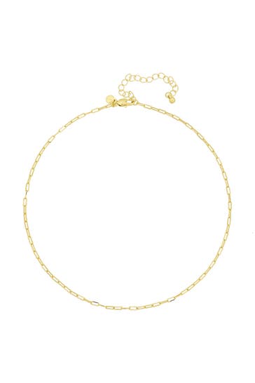 FASHIONBOX Kette Messing vergoldet gelb