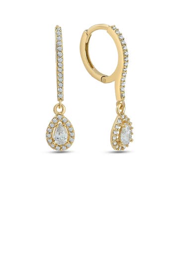 DKENIZ Ohrringe 925/- Sterling Silber vergoldet Elegant & Pur Ohrring gold