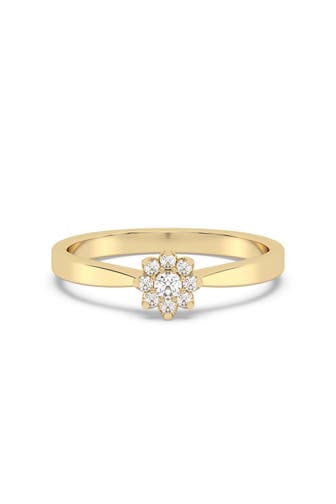 DIAM ADDICT Ring 585 Gelbgold mit im Labor gezüchteten Diamanten