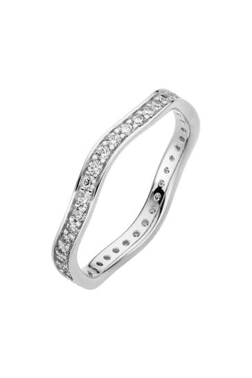 OROLINO Ring 333/- Weißgold glanz  synth. Zirkonia