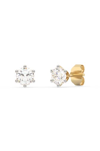 DIAM ADDICT Ohrringe 585 Gelbgold mit im Labor gezüchtetem Diamanten gelb