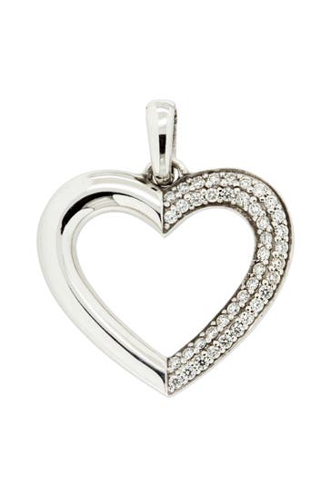 OROLINO Anhänger Gold 585 Herz mit 41x Brillant zus. 0,33ct.