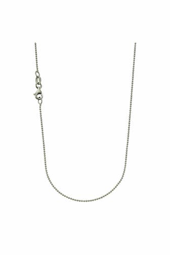 ZEEME Kette 925/- Sterling Silber rhodiniert 45cm silber