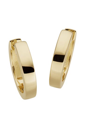 OROLINO Ohrringe Gold 585 hochglanzpoliert 3,1mm breit, 15,2mm Durchmesser gelb