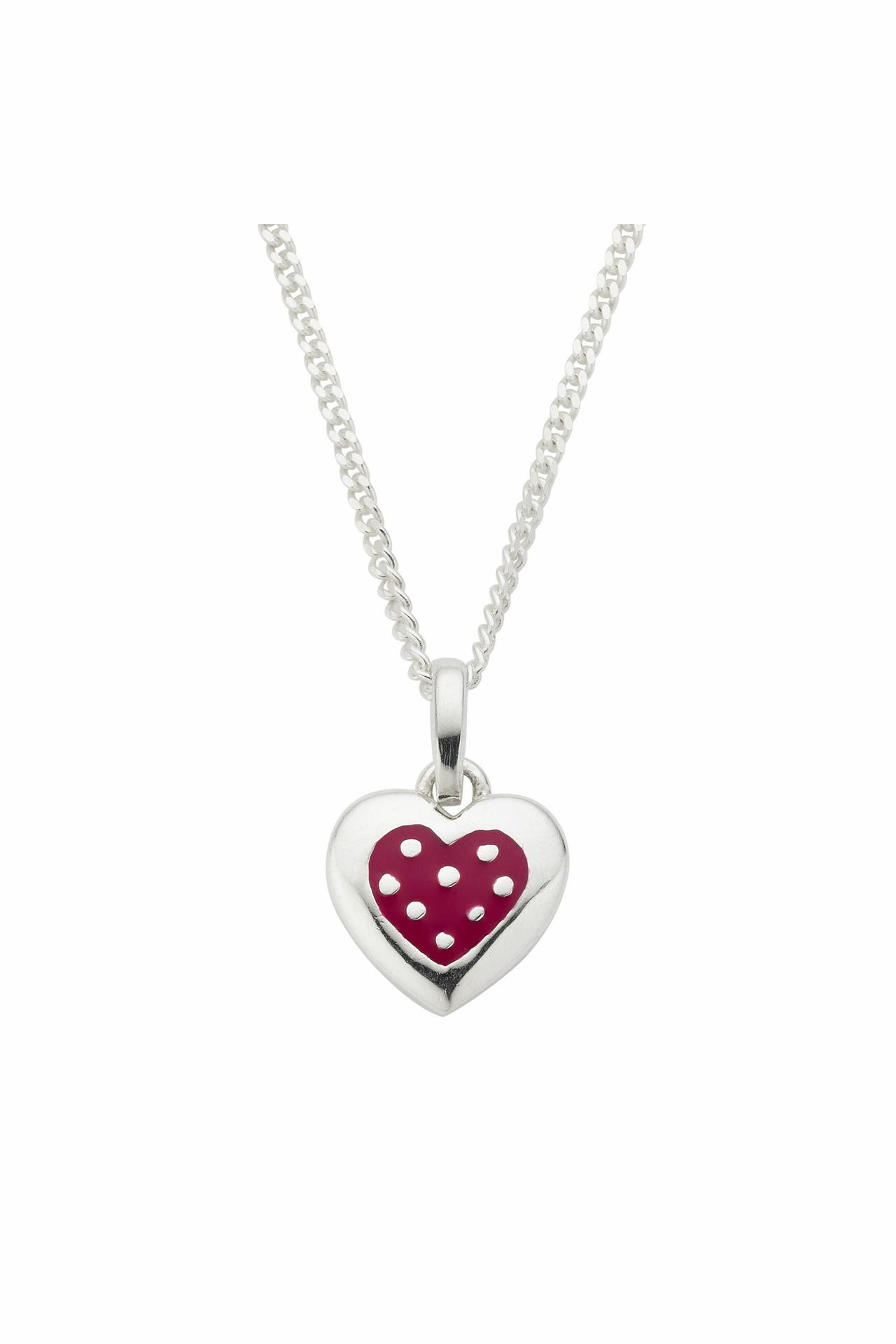 ZEEME Halskette 925 Sterling Silber Herz-Motiv, Bild 1