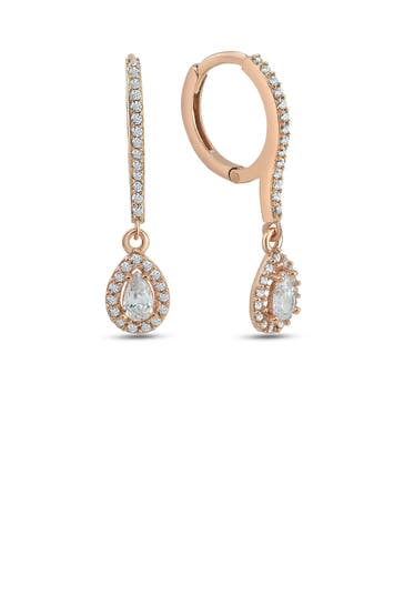 DKENIZ Ohrringe 925/- Sterling Silber rosévergoldet Elegant & Pur Ohrring rosé