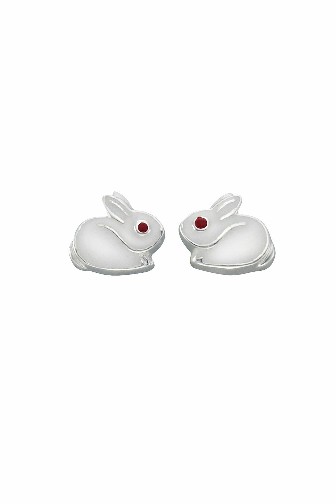 ZEEME Ohrringe Silber 925 Motiv Hase, Bild 1
