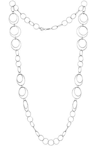 DER KETTENMACHER Kette 925/- Sterling Silber rhodiniert 80 cm silbergrau