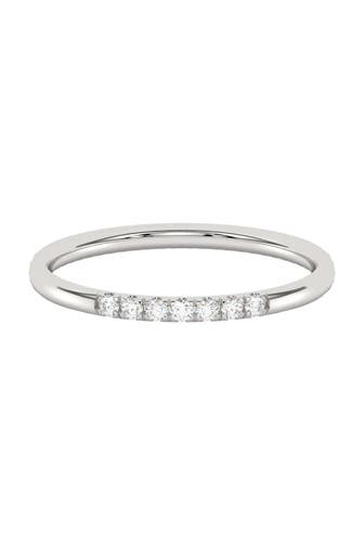 DIAM ADDICT Ring 585 Weißgold mit im Labor gezüchteten Diamanten silber