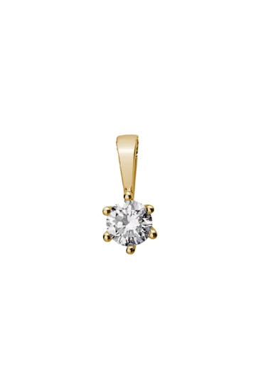 LYOMI Anhänger 585/- Gelbgold  1 synth. Diam. 0,20 ct.