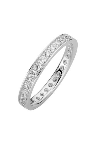 OROLINO Ring 333/- Weißgold glanz synth. Zirkonia