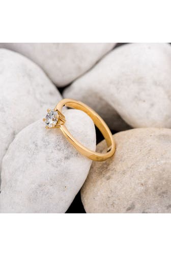 OROLINO Ring Gold 750 mit natürlichem Brillant 0,50ct.