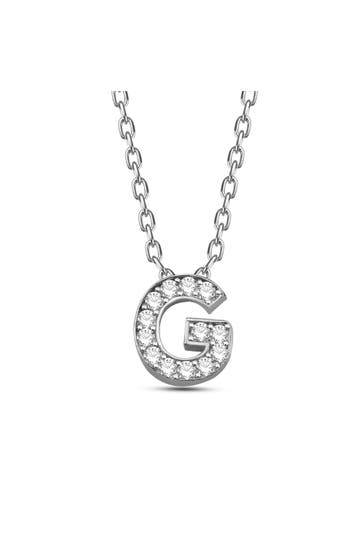 DKENIZ Kette Buchstabe G 925/- Sterling Silber silber
