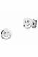 Ohrringe 925/- Sterling Silber rhodiniert Smile silber