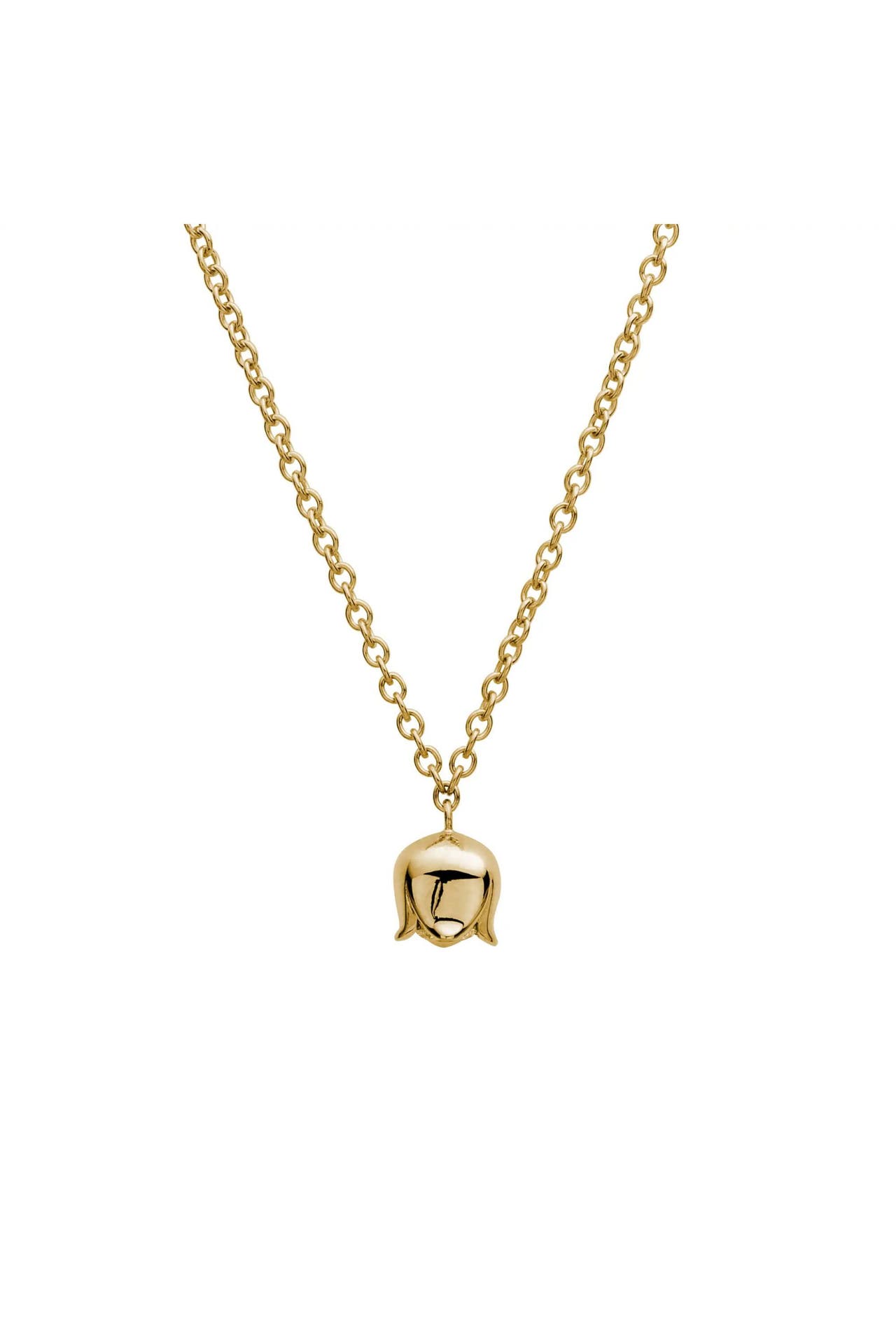 LYOMI Kette 585/- Gelbgold Blüte synth. Diam 0,25ct. gelb, Bild 1