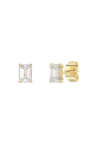 DIAM ADDICT Ohrringe 585 Gelbgold mit im Labor gezüchtetem Diamanten silber