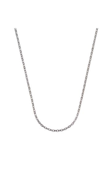 FASCINATION BY ELLEN K. Kette Weißgold 333 Ankerkette mit einer Länge von 45/42cm silber