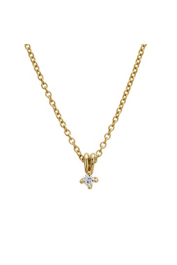 LYOMI Kette 585/- Gelbgold  1 synth. Diam. 0,10 ct. gelb