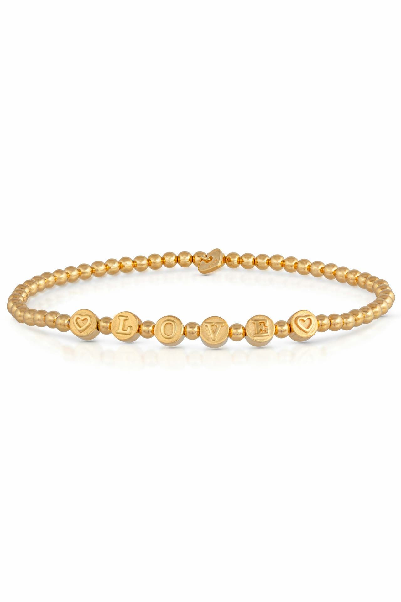 CAI Armband 925/- Sterling Silber vergoldet LOVE gelb, Bild 1