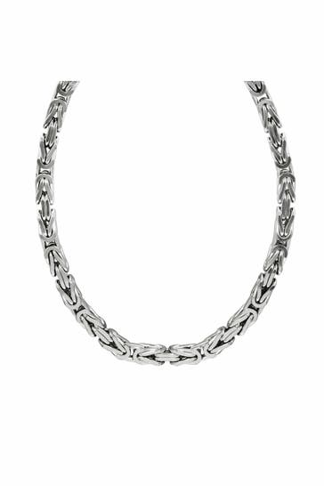 ZEEME Kette Königskette 925-/ Sterling Silber poliert silber