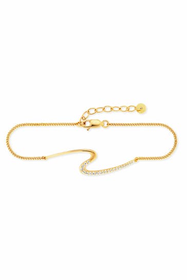 CAI Armband 925/- Sterling Silber vergoldet Topas gelb