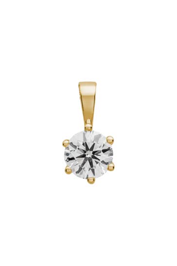 LYOMI Anhänger 585/- Gelbgold 1 synth. Diam. 0,75 ct.