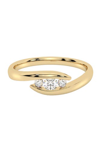 DIAM ADDICT Ring 585 Gelbgold mit im Labor gezüchteten Diamanten