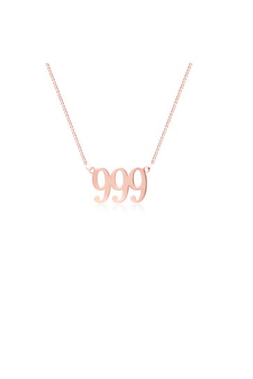 BEKA BELL Kette 925-Sterling Silber rotvergoldet Glänzend 45,0cm rot