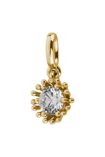 LYOMI Anhänger 585/- Gelbgold 1 synth. Diam. 0,25ct.