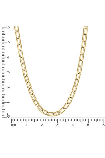 FASCINATION BY ELLEN K. Kette Gold 375 mit Karabiner 45cm lang gelb