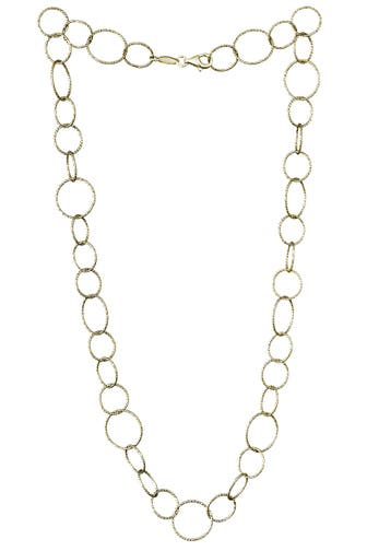 DER KETTENMACHER Kette 925/- Sterling Silber vergoldet 80 cm gelb