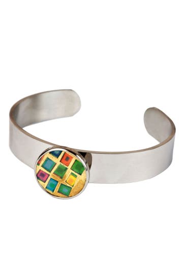 DEMARIE Armband Edelstahl mit Silber-/Goldeinlage mehrfarbig