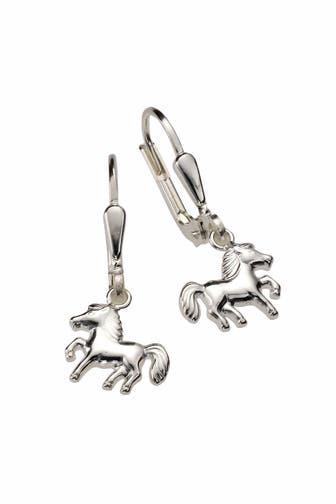 ZEEME Ohrringe 925 Sterling Silber Motiv Pferde