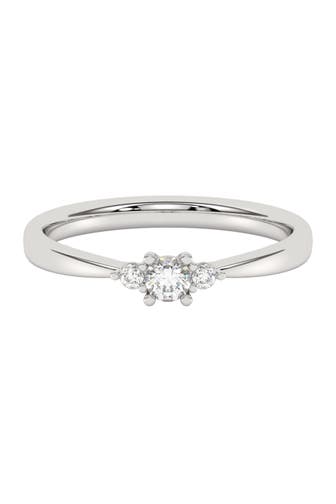 DIAM ADDICT Ring 585 Weißgold mit im Labor gezüchtetem Diamanten silber