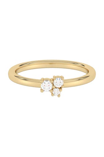DIAM ADDICT Ring 585 Gelbgold mit im Labor gezüchteten Diamanten