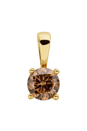 OROLINO Anhänger 585/- Gelbgold 1 Brill. 0,50ct. braun