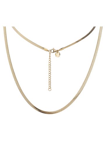 ZEEME Kette Stahl PVD gelb 50+5cm gelb